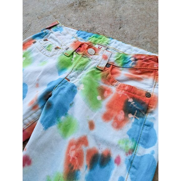 rare🔥 True Religion flare "Cocktail Butterfly" custom - Picture 4 of 13